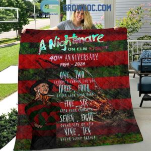 Freddy Krueger A Nightmare On Elm Street Fleece Blanket Quilt