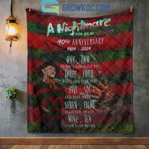 Freddy Krueger A Nightmare On Elm Street Fleece Blanket Quilt