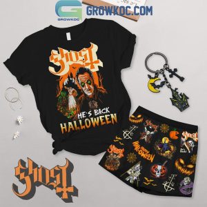 Ghost He’s Back Halloween T-Shirt Shorts Pants