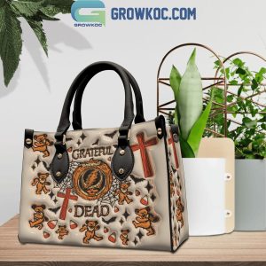 Grateful Dead In Halloween With Dancing Bear Handbags