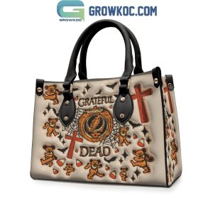 Grateful Dead In Halloween With Dancing Bear Handbags