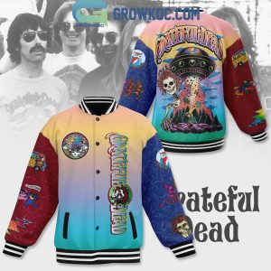 Grateful Dead Nothing Left To Do But Smile Baseball Jacket