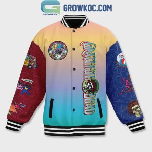 Grateful Dead Nothing Left To Do But Smile Baseball Jacket