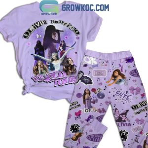 Guts World Tour 2024 Of Olivia Rodrigo Fleece Pajamas Set