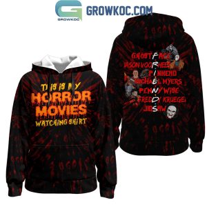 Halloween 2024 This Is My Horror Movie Watching Hoodie T-Shirt