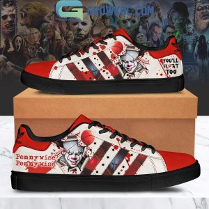 Halloween IT Pennywise You’ll Float Too Monster Stan Smith Shoes