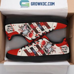 Halloween IT Pennywise You’ll Float Too Monster Stan Smith Shoes