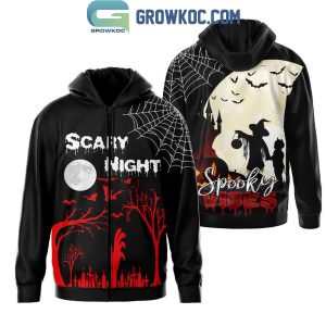 Halloween Scary Night Spooky Vibes Fan 2024 Hoodie T-Shirt