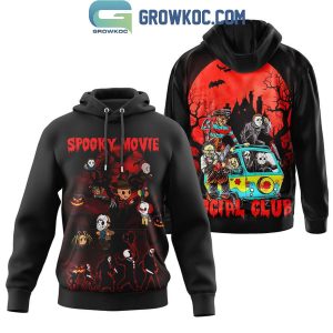 Halloween Spooky Movie Social Club Hoodie T-Shirt