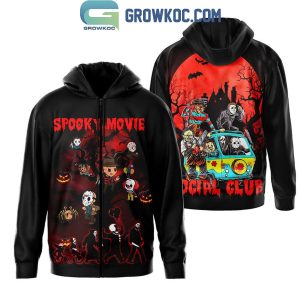 Halloween Spooky Movie Social Club Hoodie T-Shirt