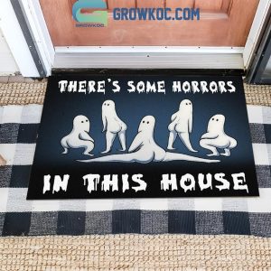 Halloween There’s Some Horrors In This House Doormat