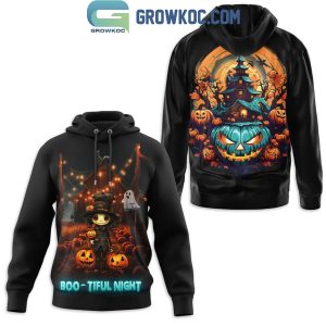 Happy Halloween Boo-tiful Night Fan Hoodie T-Shirt