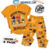 Hocus Pocus I Need Coffee To Focus Fleece Pajamas Set