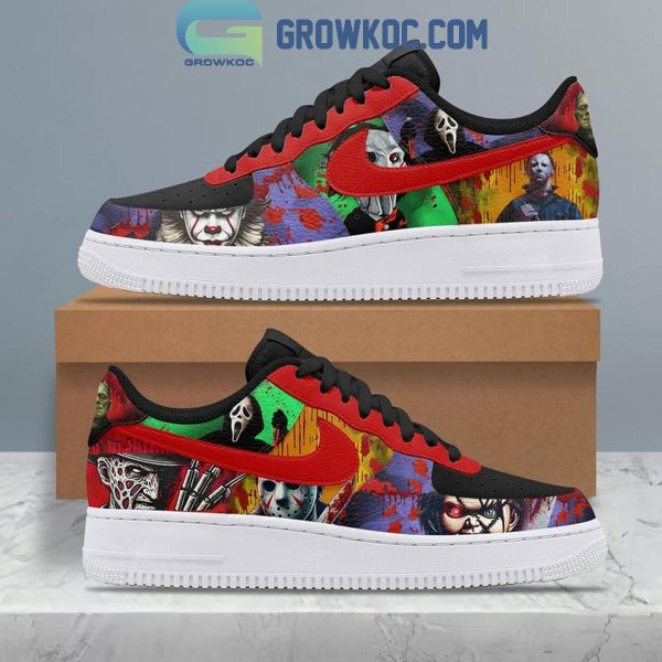 Horror Movies Club In Halloween Air Force 1 Shoes