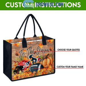 Houston Texans Welcome Fall Season Personalized Canvas Tote Bag