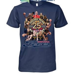 Indiana Fever 25 Seasons In WNBA T-Shirt