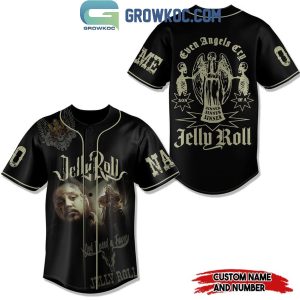 Jelly Roll Even Angels Cry Sinner Personalized Baseball Jersey