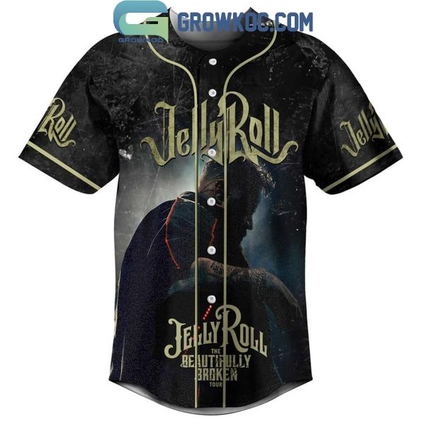 Jelly Roll Schedule Of The Beautifully Broken Tour 2024 Baseball Jersey