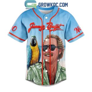 Jimmy Buffett The Holiday In Beach Fins Up Forever Personalized Baseball Jersey