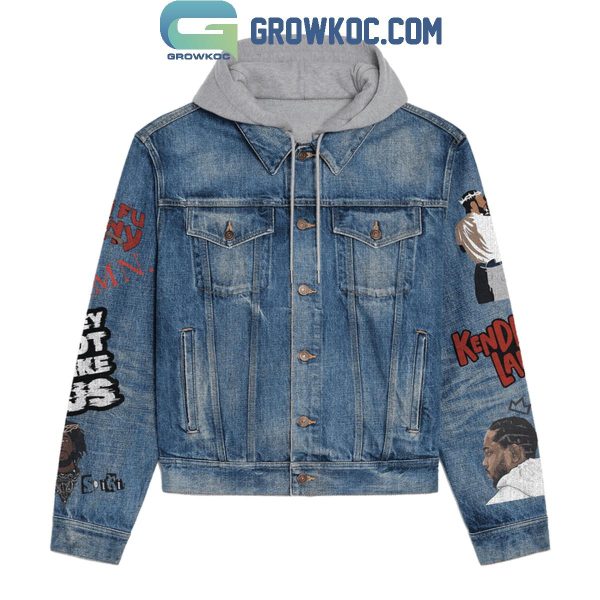 Kendrick Lamar Not Like Us The Family Matter Hooded Denim Jacket