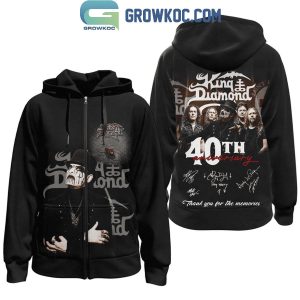 King Of Diamond 40th Anniversary Thank You For The Memories Hoodie T-Shirt