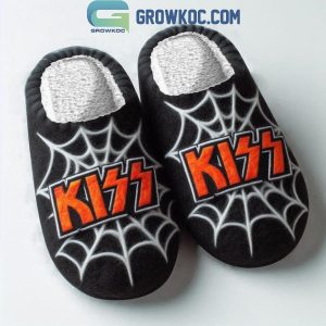 Kiss Rock And Roll All Nite Fleece House Slipper