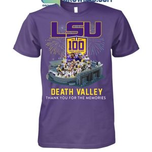 LSU Tigers Football Fan 2024 Celebrating 100th Anniversary T-Shirt