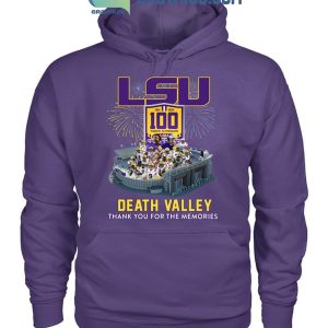 LSU Tigers Football Fan 2024 Celebrating 100th Anniversary T-Shirt