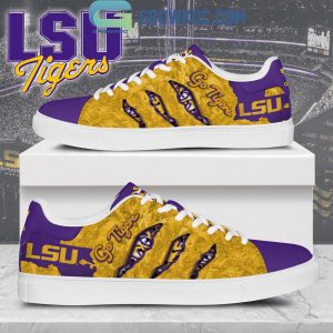 LSU Tigers Go Tigers Sport Team Stan Smith Shoes