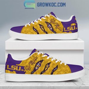 LSU Tigers Go Tigers Sport Team Stan Smith Shoes