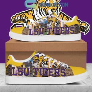 LSU Tigers The Cheering Fans In The Stadium Stan Smith Shoes