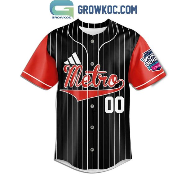 Metro Little League World Series Personalized Baseball Jersey