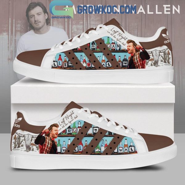 Morgan Wallen Let Liquor Talk In 2024 Stan Smith Shoes