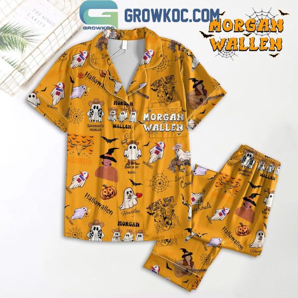 Morgan Wallen Sand In My Boot Halloween Polyester Pajamas Set