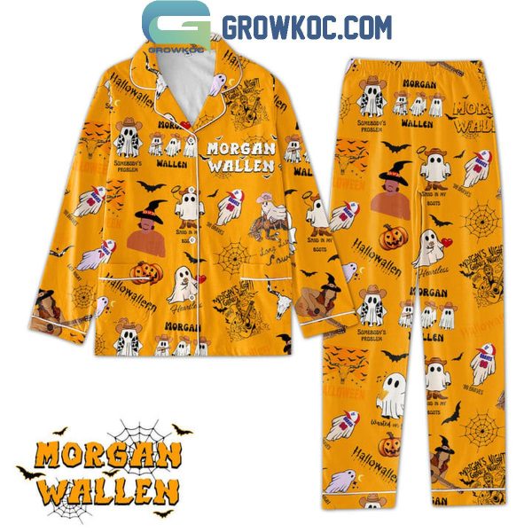 Morgan Wallen Sand In My Boot Halloween Polyester Pajamas Set