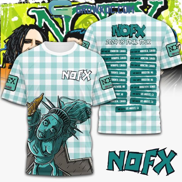 NOFX The Schedule Of 2024 US Final Tour Hoodie T Shirt