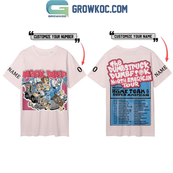 Neck Deep The Dumbstruck Dumbfuck Tour 2024 Personalized Hoodie T Shirt