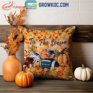 New England Patriots Football Welcoming Fall Season Personalized Pillow