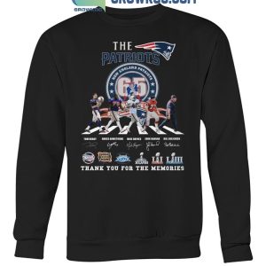 New England Patriots Thank You For 65 Years The Legends T-Shirt