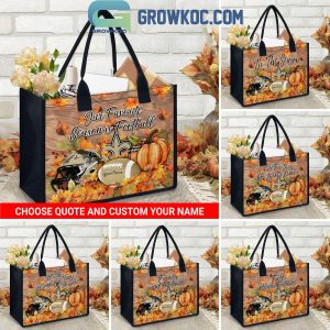 New Orleans Saints Welcome Fall Season Personalized Canvas Tote Bag