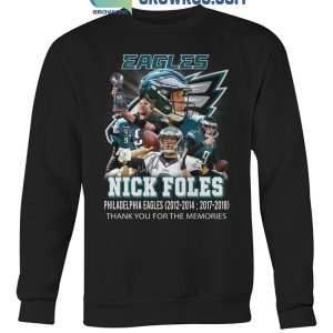 Nick Foles Philadelphia Eagles Thank You For All T-Shirt