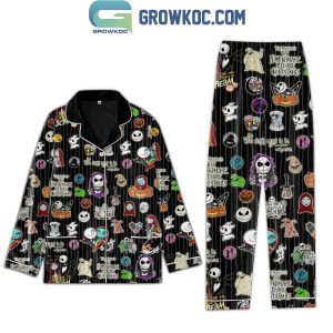 Nightmare Before Christmas Welcome Polyester Pajamas Set