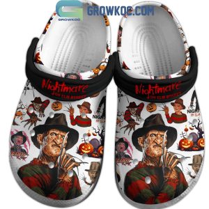 Nightmare On Elm Street With Freddy Crocs Clogs