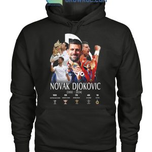 Novak Djokovic 2003 2024 GOAT Tennis T Shirt