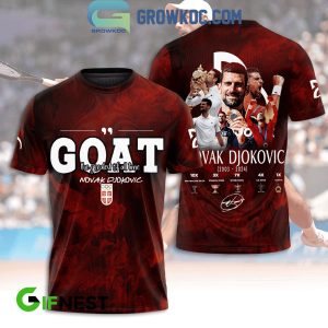 Novak Djokovic GOAT The Greatest Of All Time Hoodie T Shirt