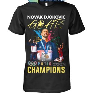 Novak Djokovic Olympic Paris 2024 Champions T Shirt