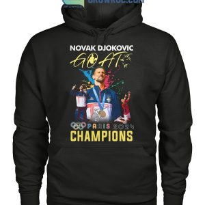 Novak Djokovic Olympic Paris 2024 Champions T Shirt