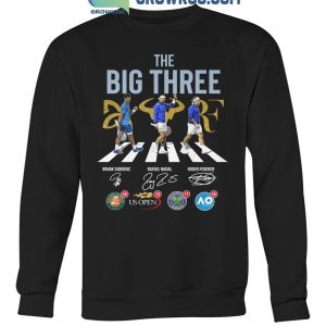 Novak Djokovic Rafael Nadal Roger Federer The Big Three T-Shirt