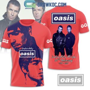 Oasis 30th Anniversary With Definitely Maybe 1994-2024 Hoodie T-Shirt