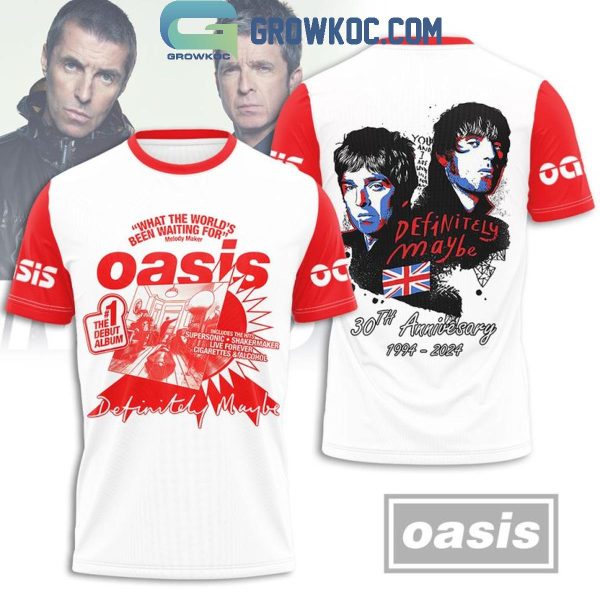 Oasis What The World’s Been Waiting For 1994-2024 Hoodie T-Shirt